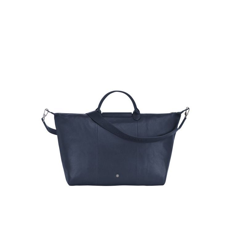 Longchamp L Bőr Utazótáskák Sötétkék | 786319GID