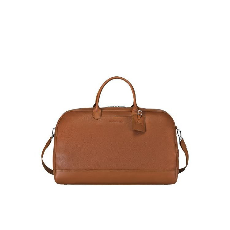 Longchamp L Caramel Bőr Utazótáskák Barna | 253716QIW