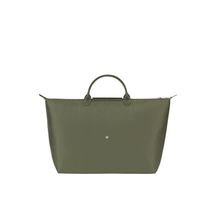 Longchamp L Forest Recycled canvas Utazótáskák Zöld | 470623QKF