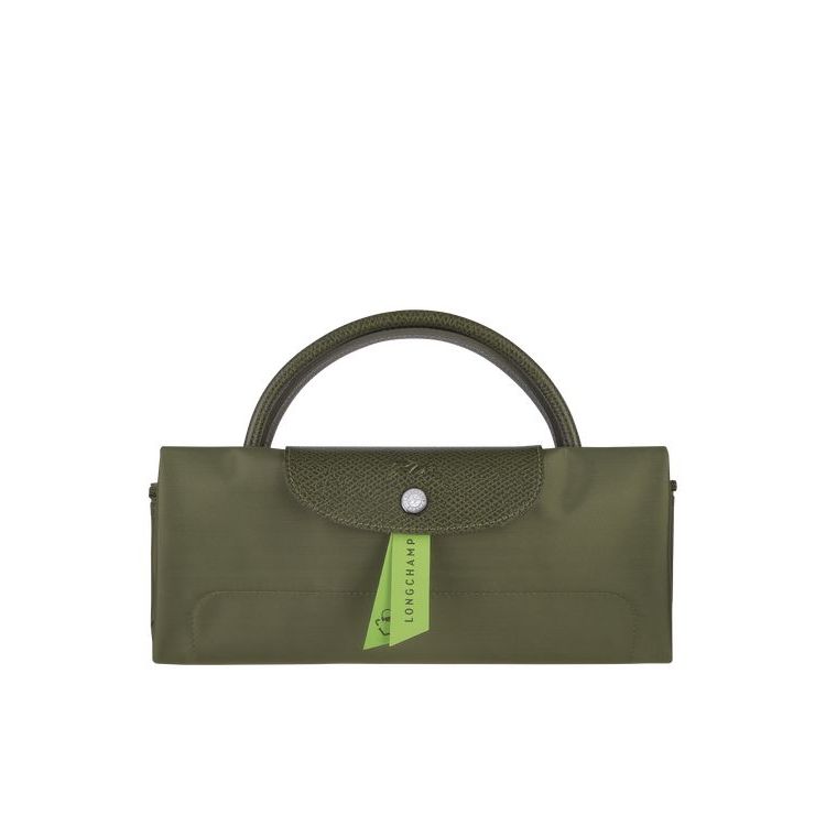 Longchamp L Forest Recycled canvas Utazótáskák Zöld | 470623QKF