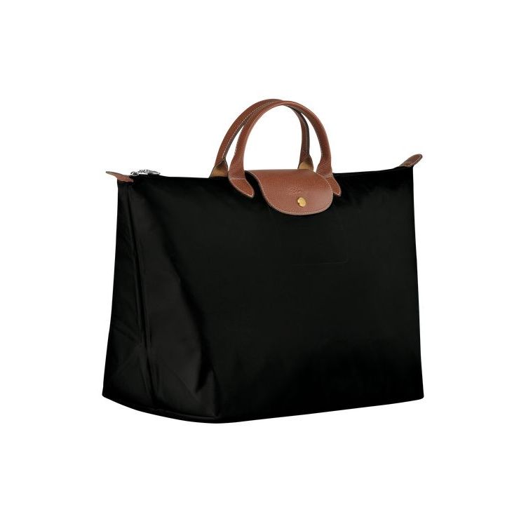 Longchamp L Recycled canvas Utazótáskák Fekete | 079683JSG