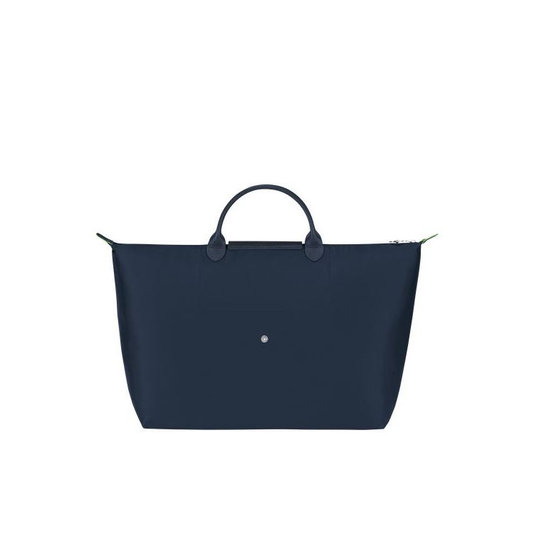 Longchamp L Recycled canvas Utazótáskák Sötétkék | 082715BXJ