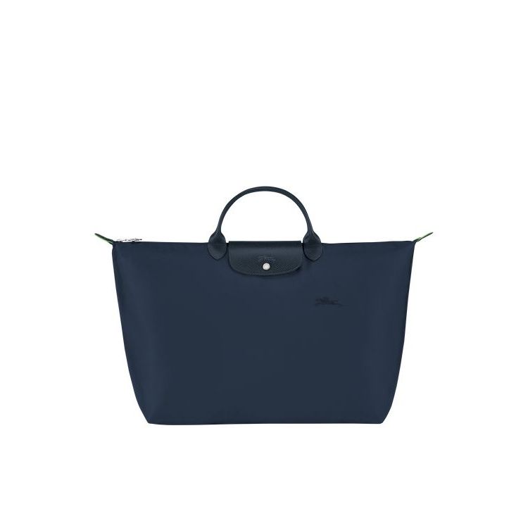 Longchamp L Recycled canvas Utazótáskák Sötétkék | 082715BXJ