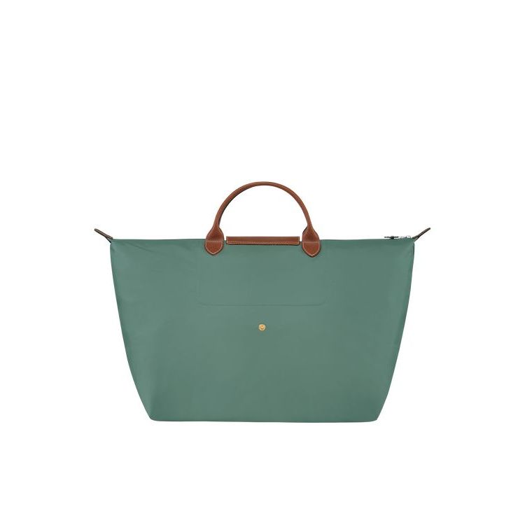 Longchamp L Recycled canvas Utazótáskák Szürke Zöld | 283015STN