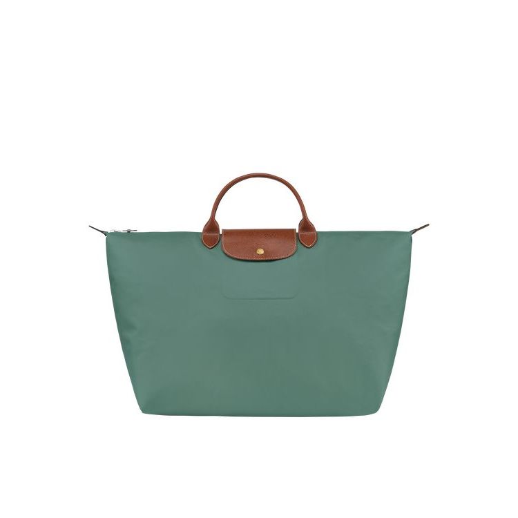 Longchamp L Recycled canvas Utazótáskák Szürke Zöld | 283015STN