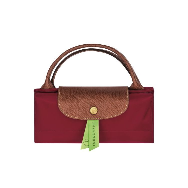 Longchamp L Recycled canvas Utazótáskák Piros | 289056ZFK