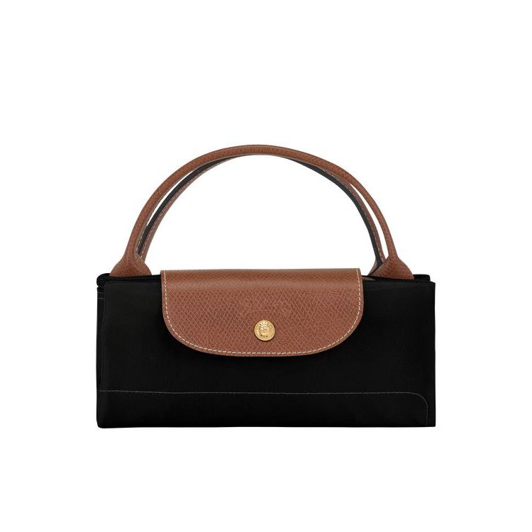 Longchamp L Recycled canvas Utazótáskák Fekete | 796034BYE