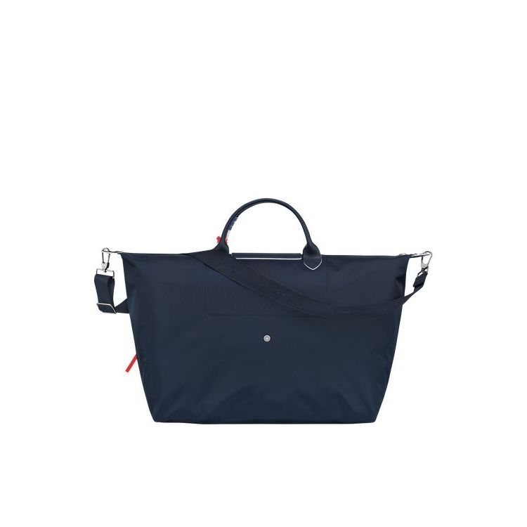 Longchamp L Recycled canvas Utazótáskák Sötétkék | 982574UFT