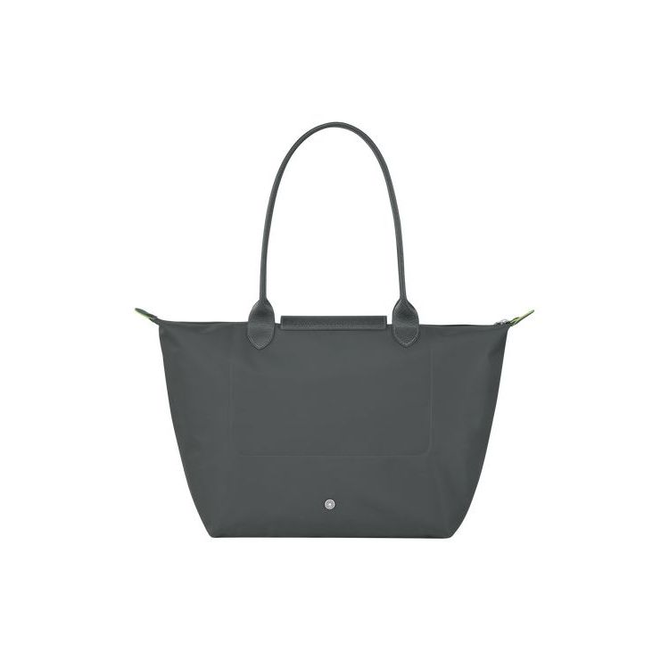 Longchamp L Recycled canvas Válltáskák Mélyszürke | 371265WSQ