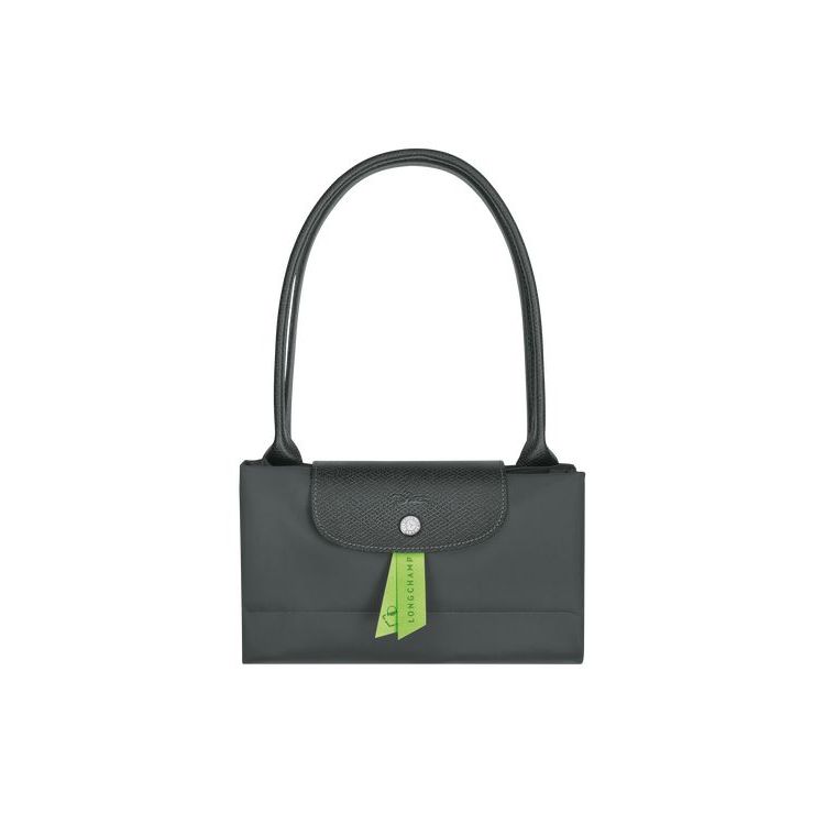 Longchamp L Recycled canvas Válltáskák Mélyszürke | 371265WSQ