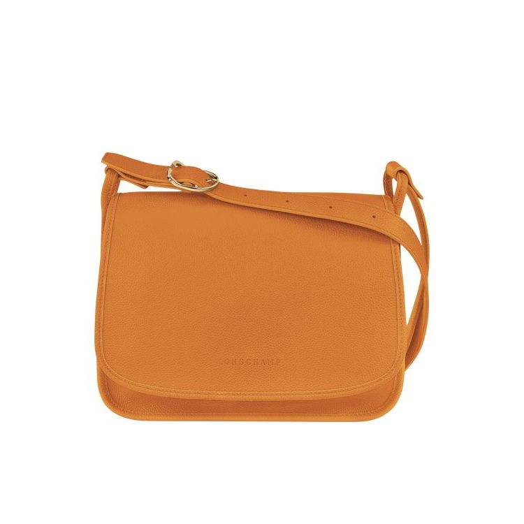 Longchamp L Saffron Bőr Crossbody Táska Narancssárga | 170894YJA