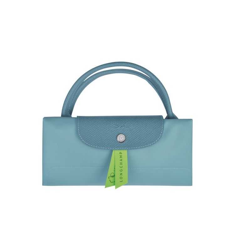 Longchamp L Thunderstorm Recycled canvas Utazótáskák Kék | 076925QPB