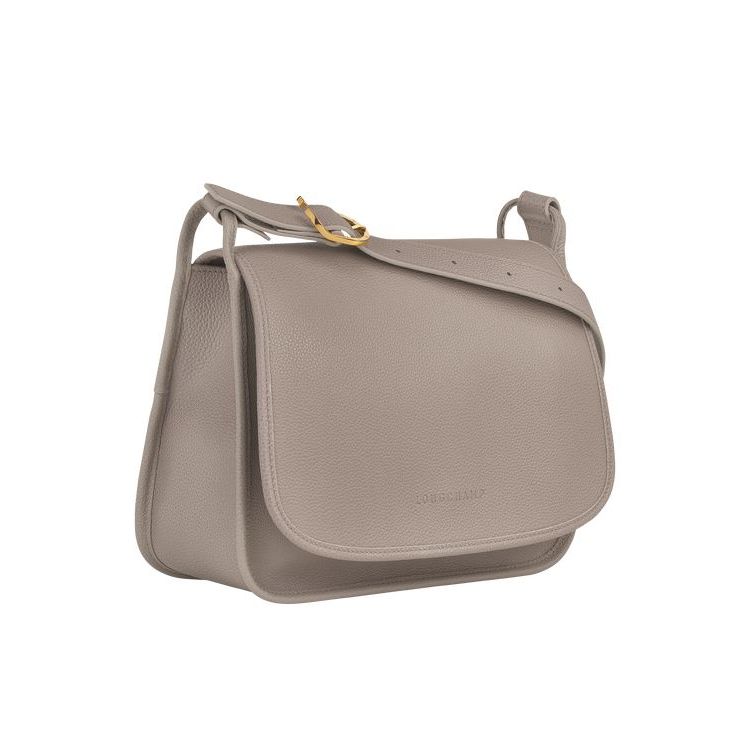 Longchamp L Turtledove Bőr Crossbody Táska Szürke | 805629YCO