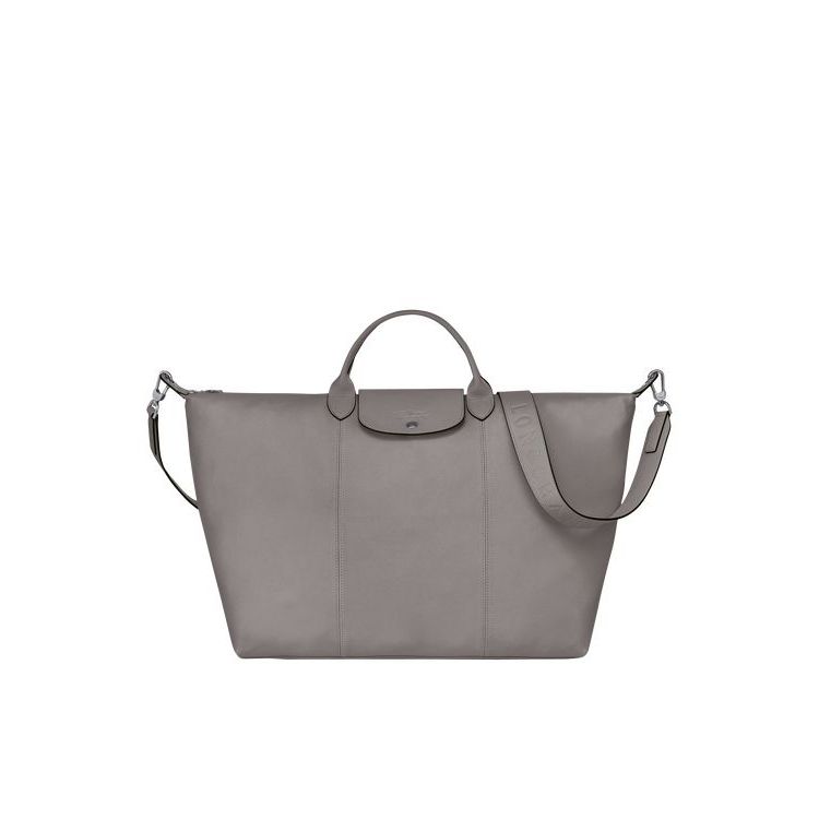 Longchamp L Turtledove Bőr Utazótáskák Szürke | 860925DEL