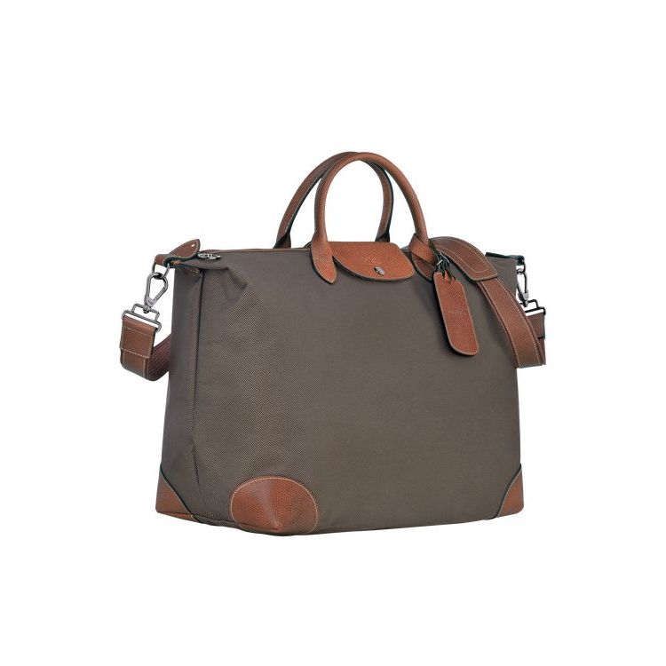 Longchamp L Vászon Utazótáskák Barna | 217584CGT