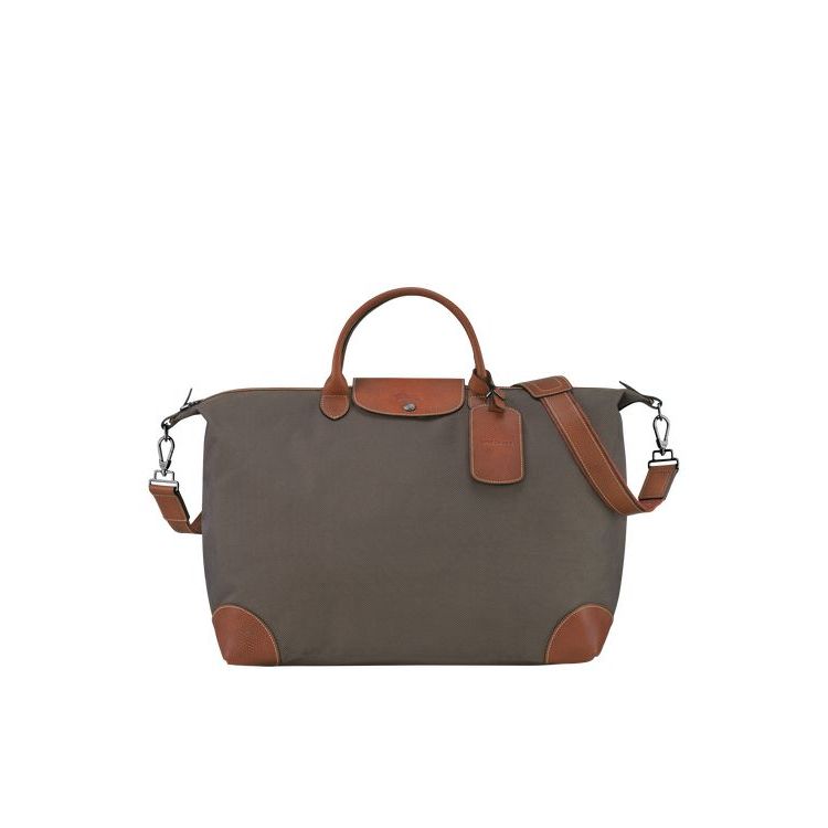 Longchamp L Vászon Utazótáskák Barna | 217584CGT