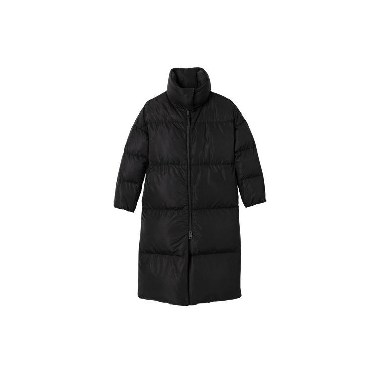 Longchamp Long Puffer Szintetikus Fibres Kabátok Fekete | 720815EKP