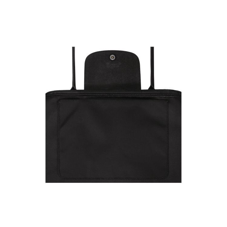 Longchamp Long Recycled canvas Válltáskák Fekete | 034627NTB