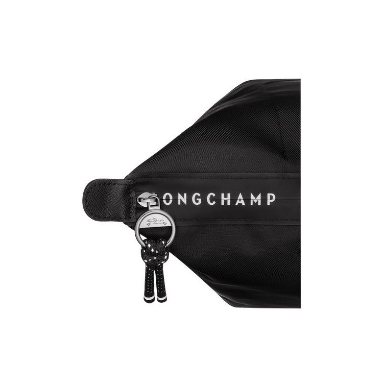 Longchamp Long Recycled canvas Válltáskák Fekete | 034627NTB