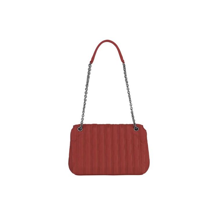 Longchamp M Bőr Crossbody Táska Piros | 259160OSG