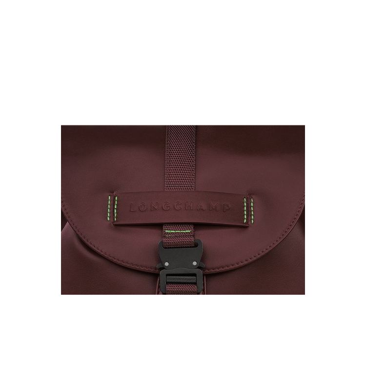 Longchamp M Bőr Hátizsák Piros | 906813JUA