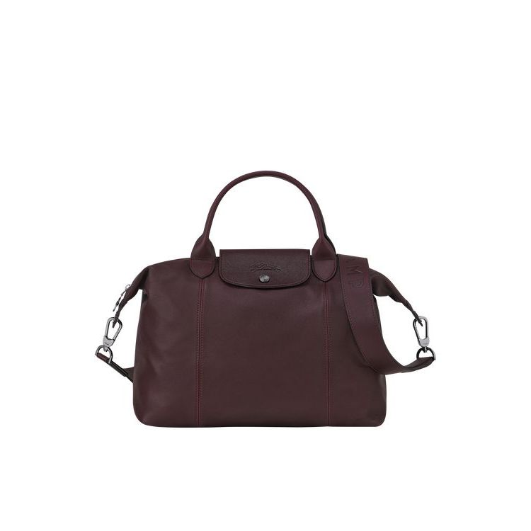 Longchamp M Bőr Kézitáska Bordó | 581762TKL