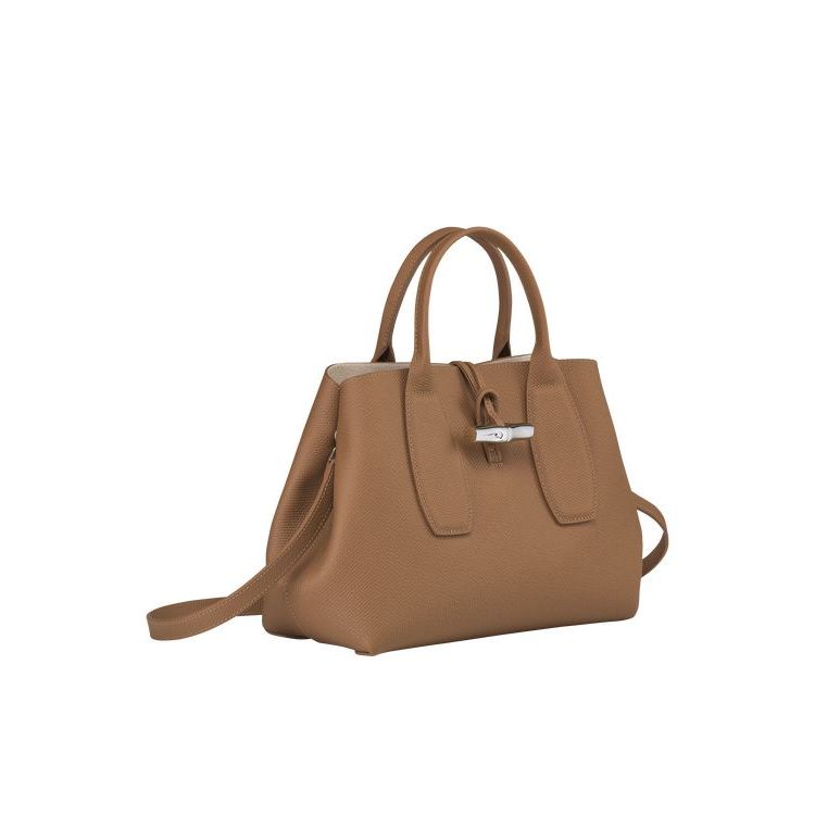 Longchamp M Bőr Kézitáska Bézs | 350498KNM