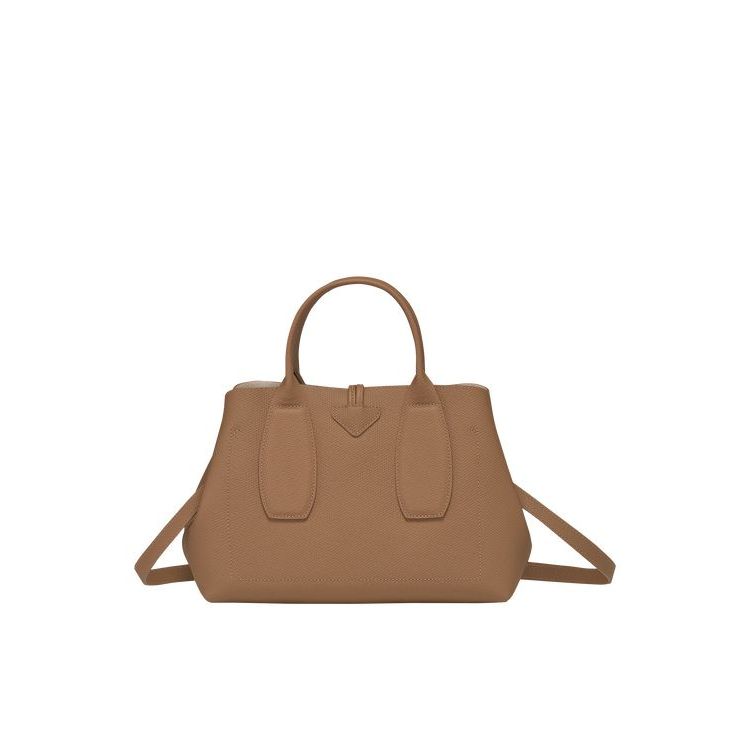 Longchamp M Bőr Kézitáska Bézs | 350498KNM