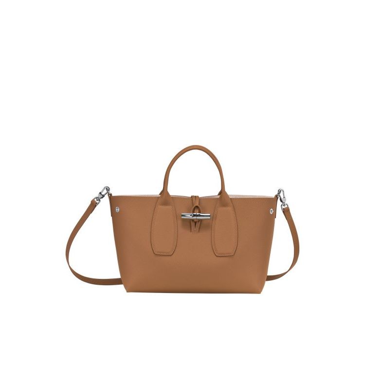 Longchamp M Bőr Kézitáska Bézs | 350498KNM