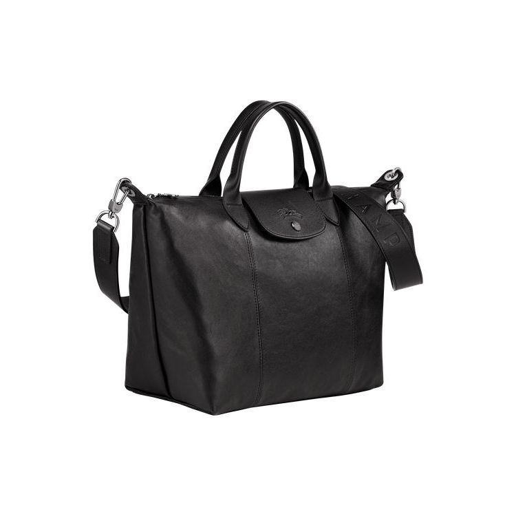 Longchamp M Bőr Kézitáska Fekete | 159728LRY