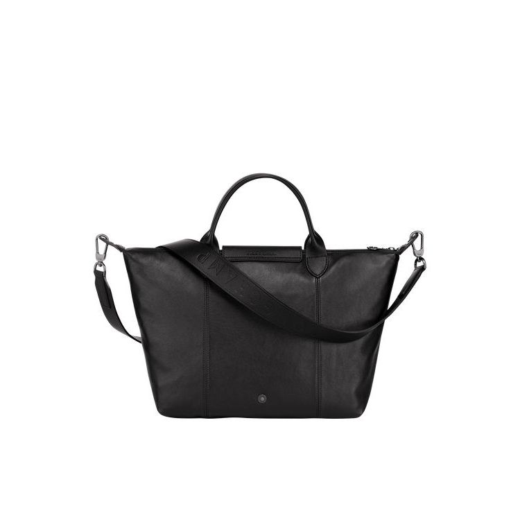 Longchamp M Bőr Kézitáska Fekete | 159728LRY