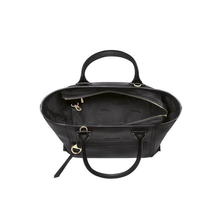 Longchamp M Bőr Kézitáska Fekete | 679814UPB