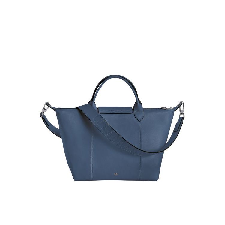 Longchamp M Bőr Kézitáska Kék | 065927WOR