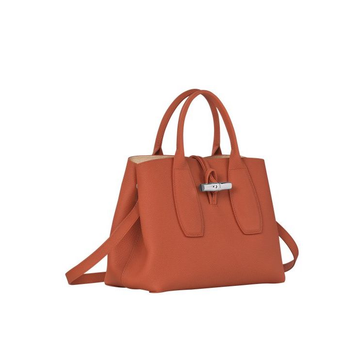 Longchamp M Bőr Kézitáska Sötétpiros | 354091LRV