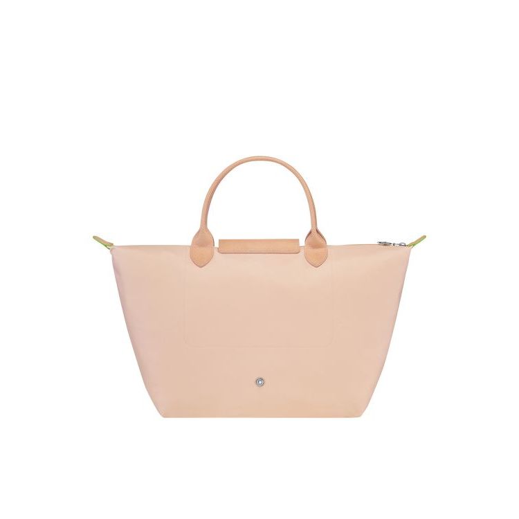 Longchamp M Flowers Recycled canvas Kézitáska Világos Rózsaszín | 369178HDE