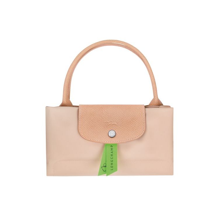 Longchamp M Flowers Recycled canvas Kézitáska Világos Rózsaszín | 369178HDE