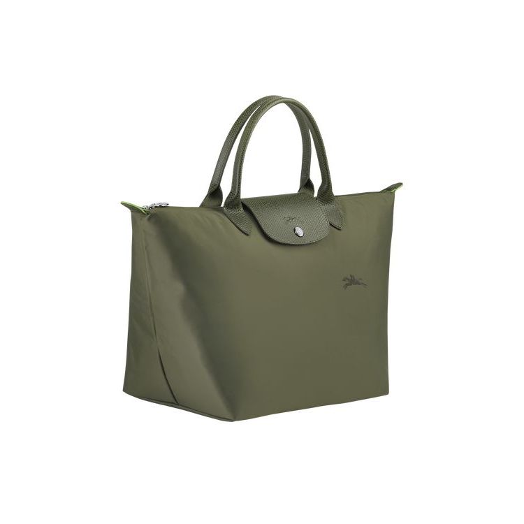 Longchamp M Forest Recycled canvas Kézitáska Zöld | 102385OYC