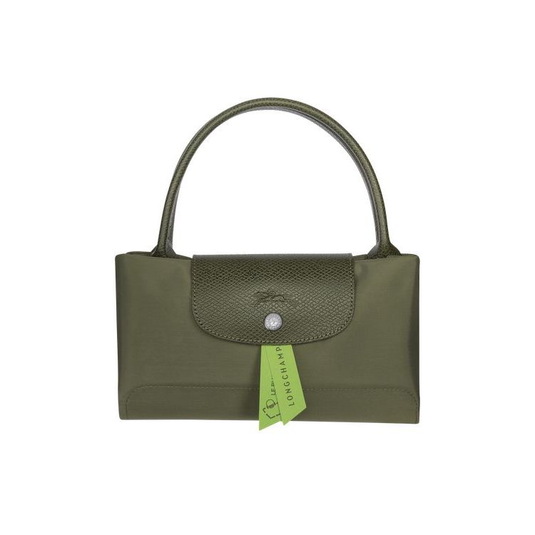 Longchamp M Forest Recycled canvas Kézitáska Zöld | 102385OYC