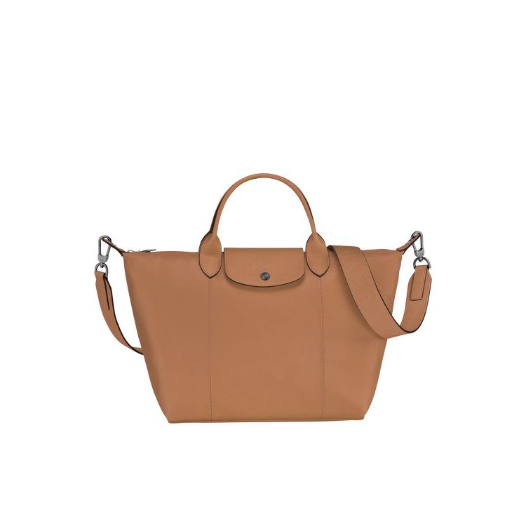 Longchamp M Hazelnut Bőr Kézitáska Bézs | 092476BHW