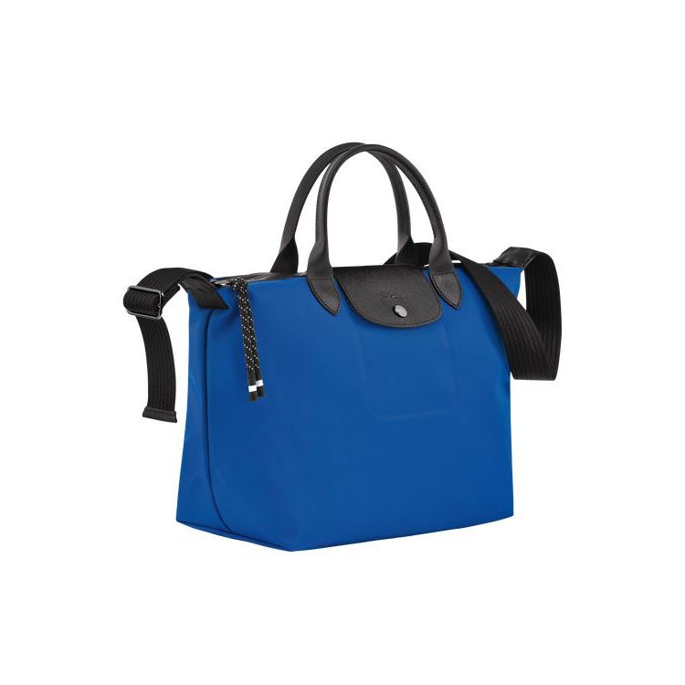 Longchamp M Recycled canvas Kézitáska Mélykék | 647205PJI