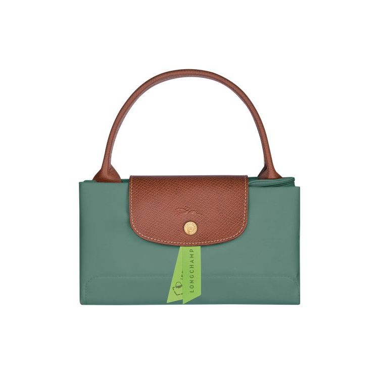 Longchamp M Recycled canvas Kézitáska Szürke Zöld | 583602DQM