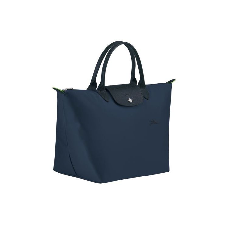 Longchamp M Recycled canvas Kézitáska Sötétkék | 875091NIO