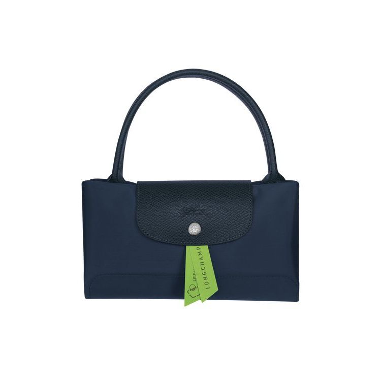 Longchamp M Recycled canvas Kézitáska Sötétkék | 875091NIO