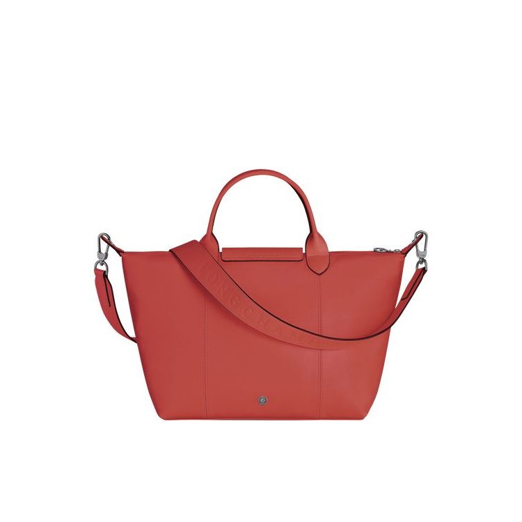 Longchamp M Terracotta Bőr Kézitáska Narancssárga | 140839TEZ