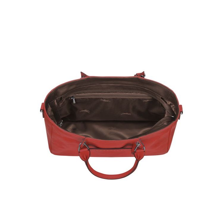 Longchamp M Terracotta Bőr Kézitáska Narancssárga | 863294CAU