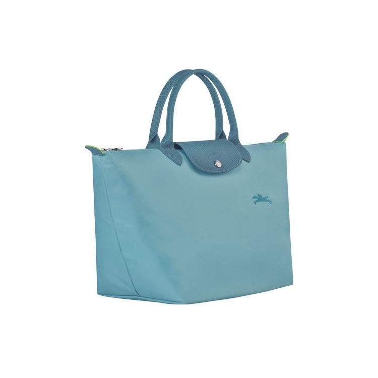 Longchamp M Thunderstorm Recycled canvas Kézitáska Kék | 457629BEG