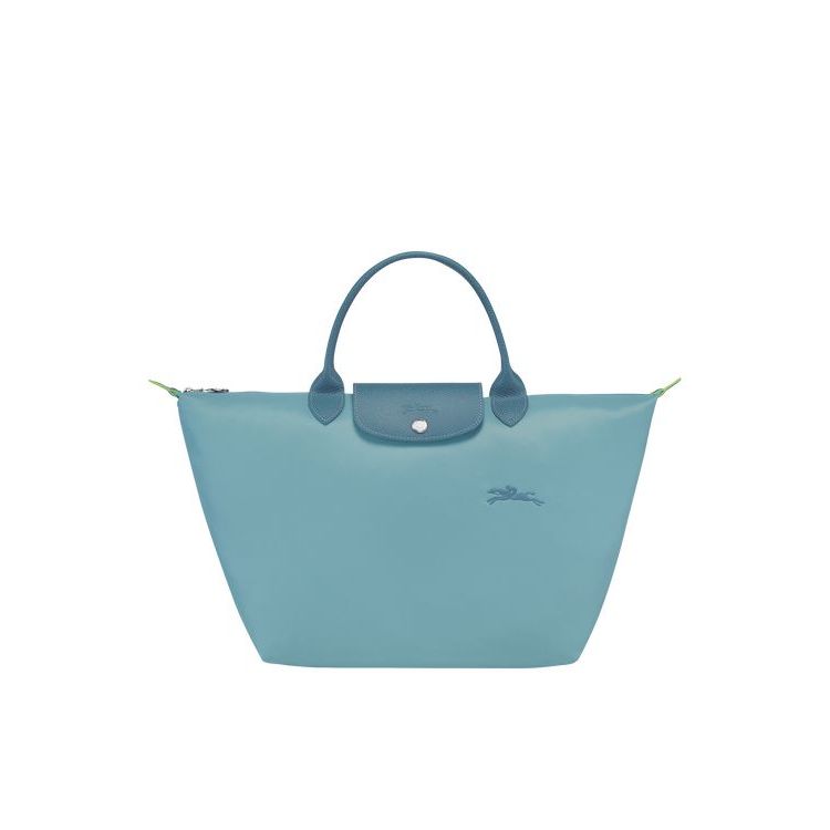 Longchamp M Thunderstorm Recycled canvas Kézitáska Kék | 457629BEG