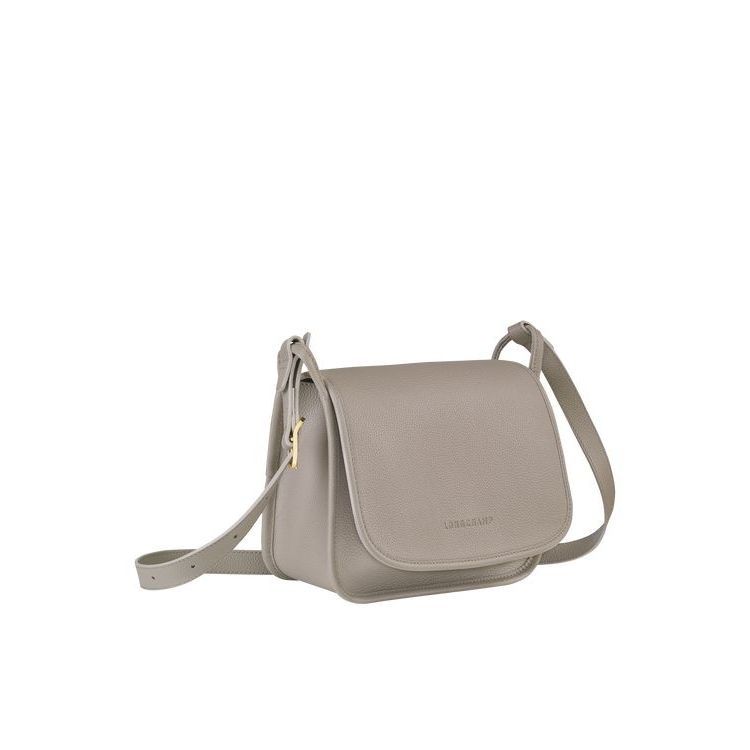 Longchamp M Turtledove Bőr Crossbody Táska Szürke | 056987TDF