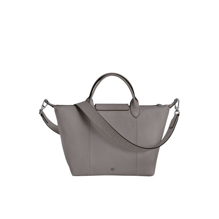 Longchamp M Turtledove Bőr Kézitáska Szürke | 891423IWV