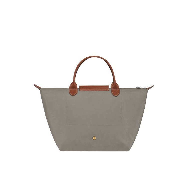 Longchamp M Turtledove Recycled canvas Kézitáska Szürke | 567413UNB